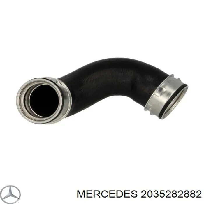 2035282882 Mercedes шланг (патрубок интеркуллера левый)