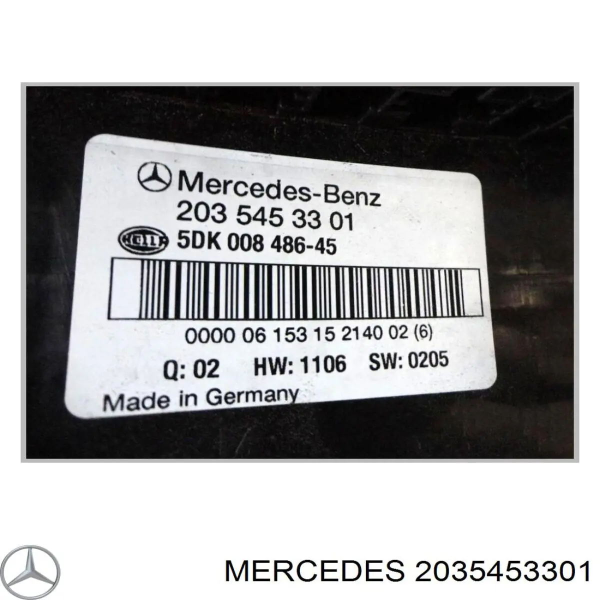 2035453301 Mercedes Блок управления сигналами SAM