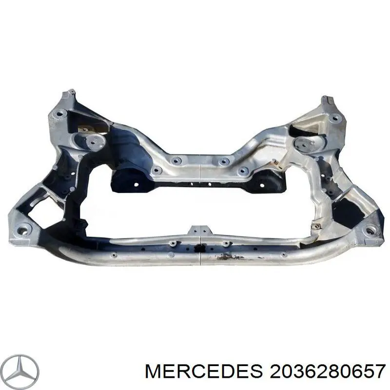 2036280657 Mercedes viga de suspensão dianteira (plataforma veicular)