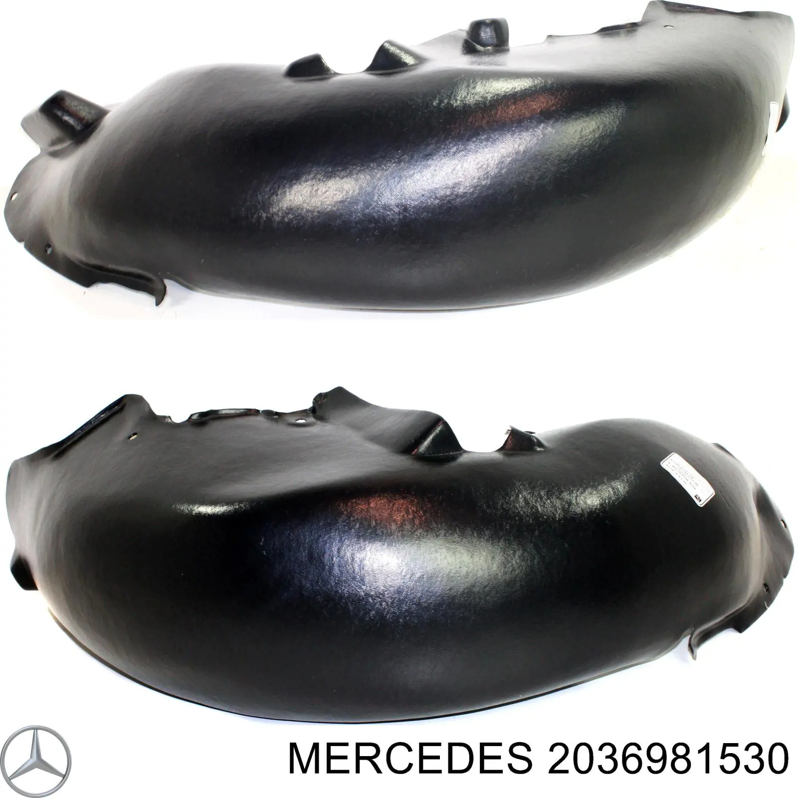 Подкрылок задний левый на Mercedes C (W203)