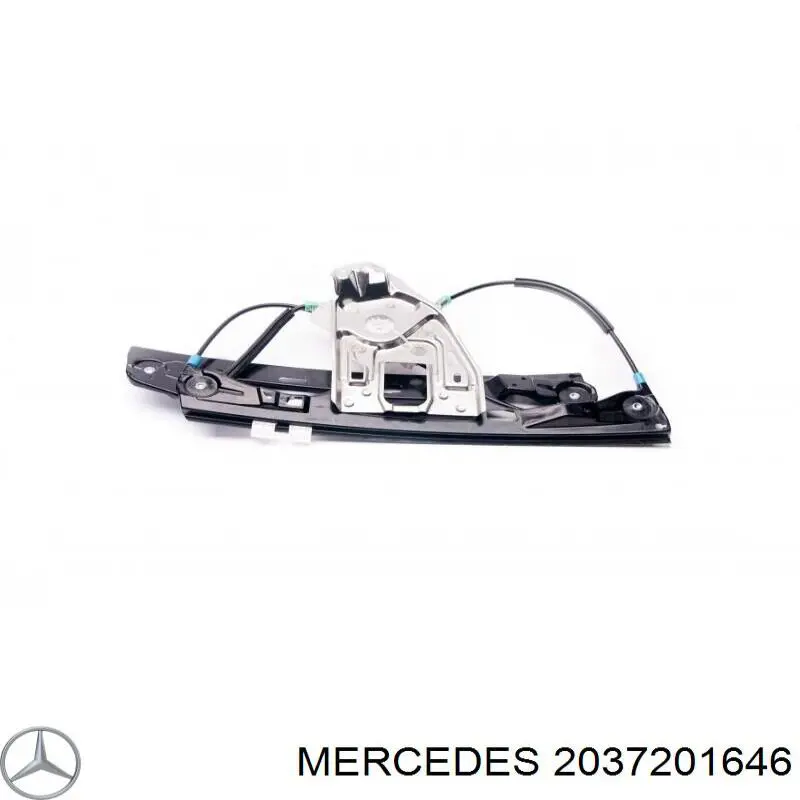2037201646 Mercedes механизм стеклоподъемника двери передней правой