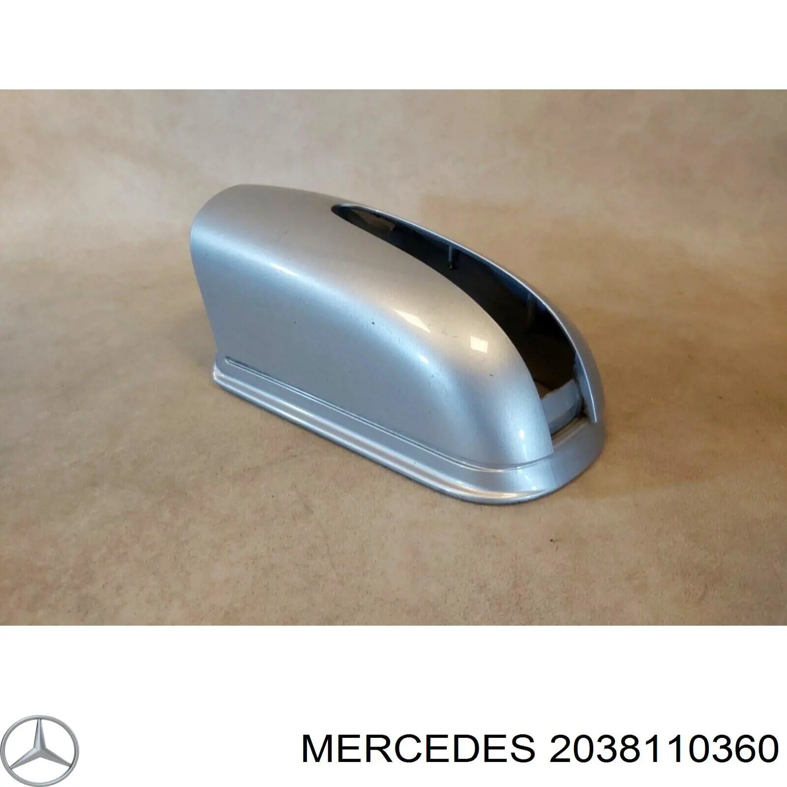 Накладка левого бокового зеркала Mercedes 2038110360 цена, от 27.26 USD
