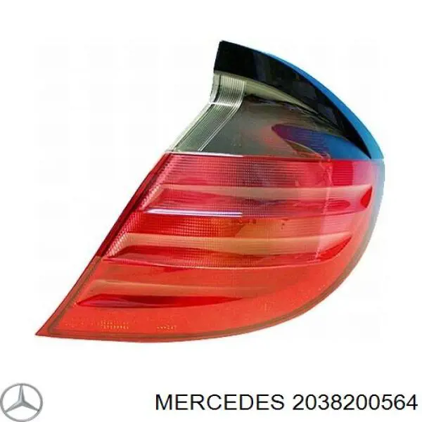 2038200564 Mercedes фонарь задний левый
