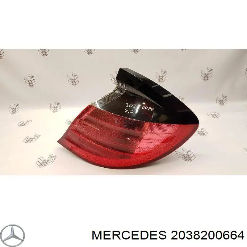 Фонарь задний правый Mercedes 2038200664 цена, от 28.22 USD