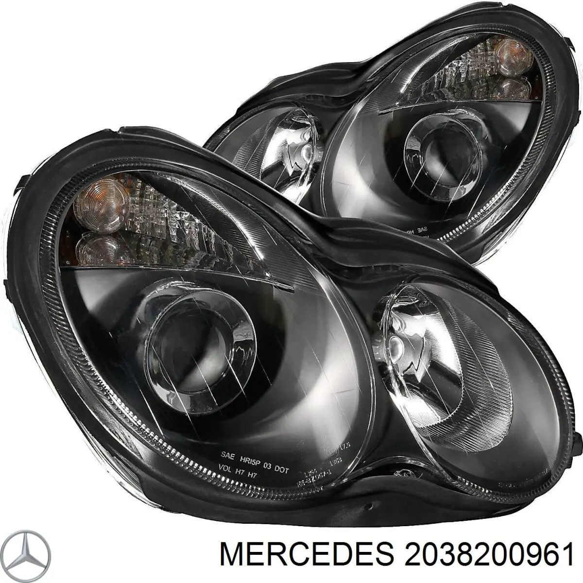 Фара левая Mercedes A2038200961 цена, от 750.35 USD