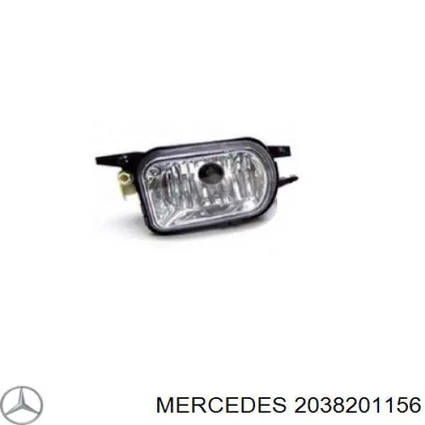 2038201156 Mercedes Противотуманная фара левая