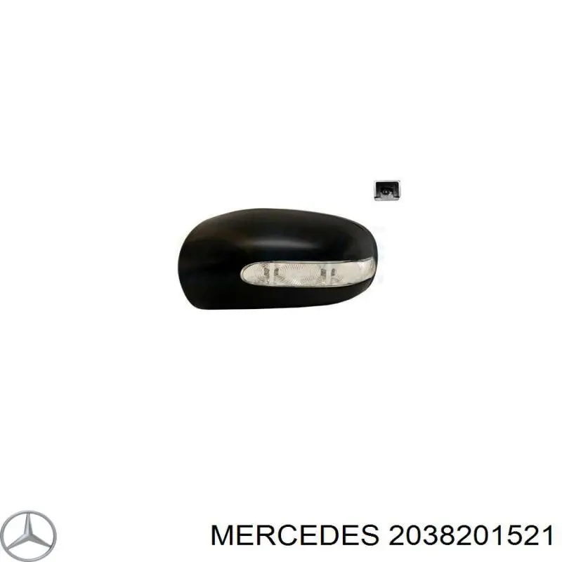 Указатель поворота зеркала, левый на Mercedes C (S203)