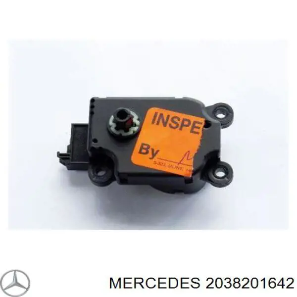 Мотор заслонки печки на Mercedes C (W203)