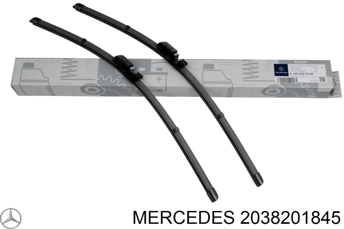 2038201845 Mercedes щетка-дворник лобового стекла, комплект из 2 шт.