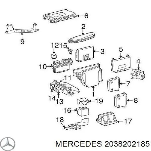 2038202185 Mercedes 