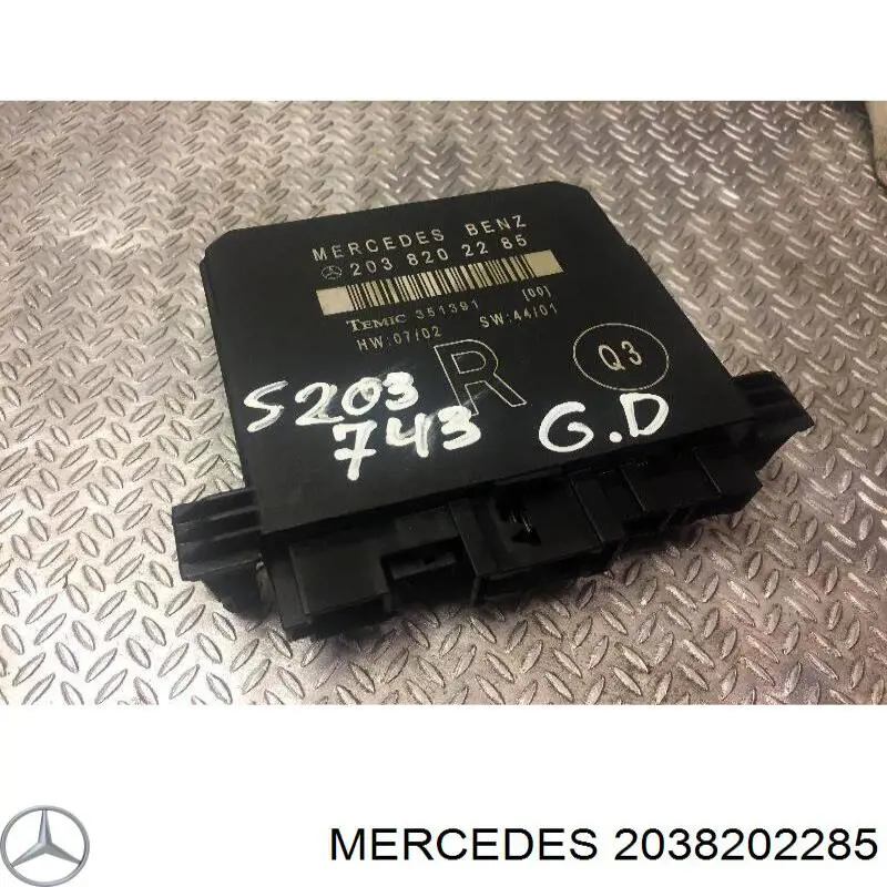 2038202285 Mercedes Блок управления систем комфорта