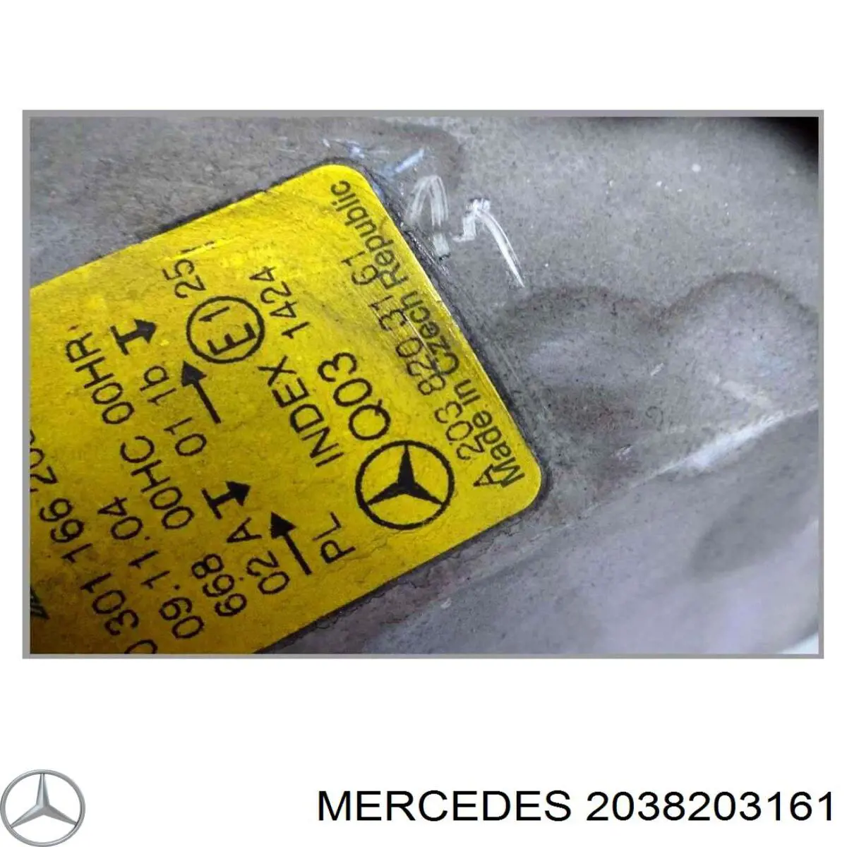 Левая фара 2038203161 Mercedes
