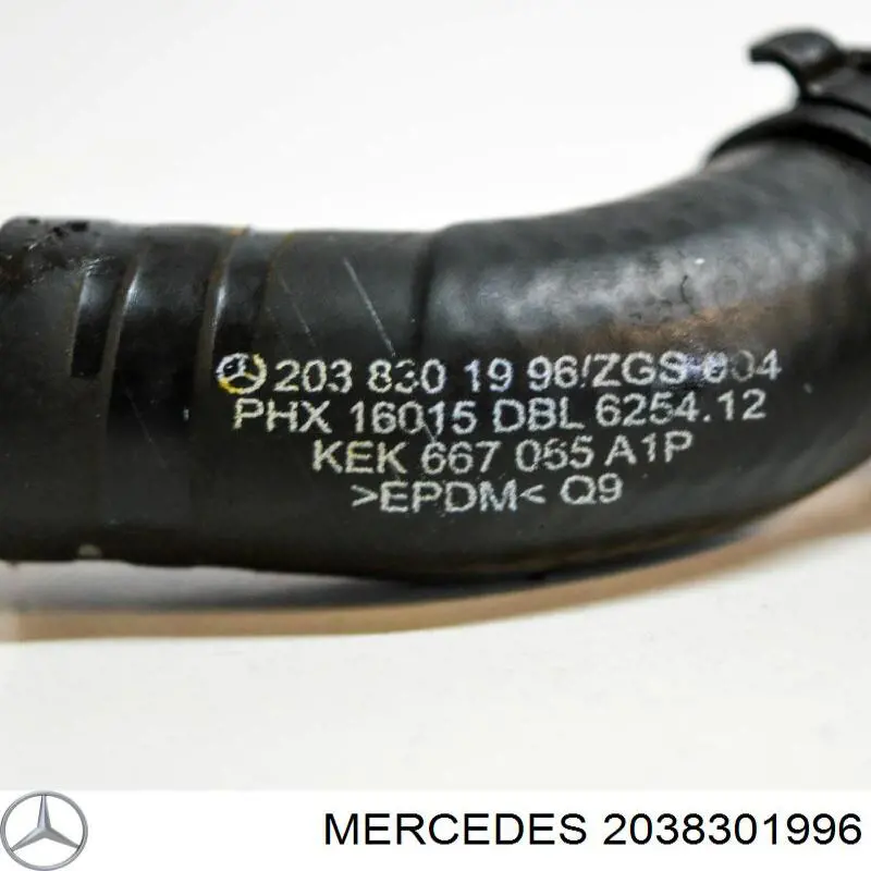 Шланг расширительного бачка нижний Mercedes A2038301996 цена, от 5.07 USD