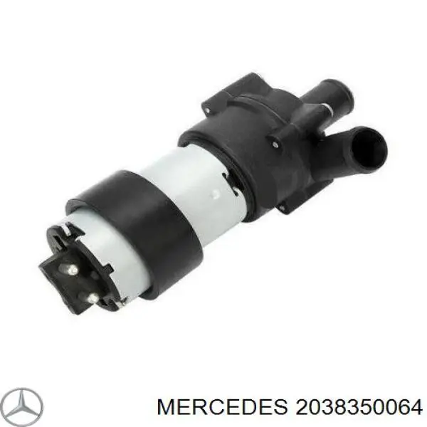 2038350064 Mercedes bomba de água (bomba de esfriamento, adicional elétrica)
