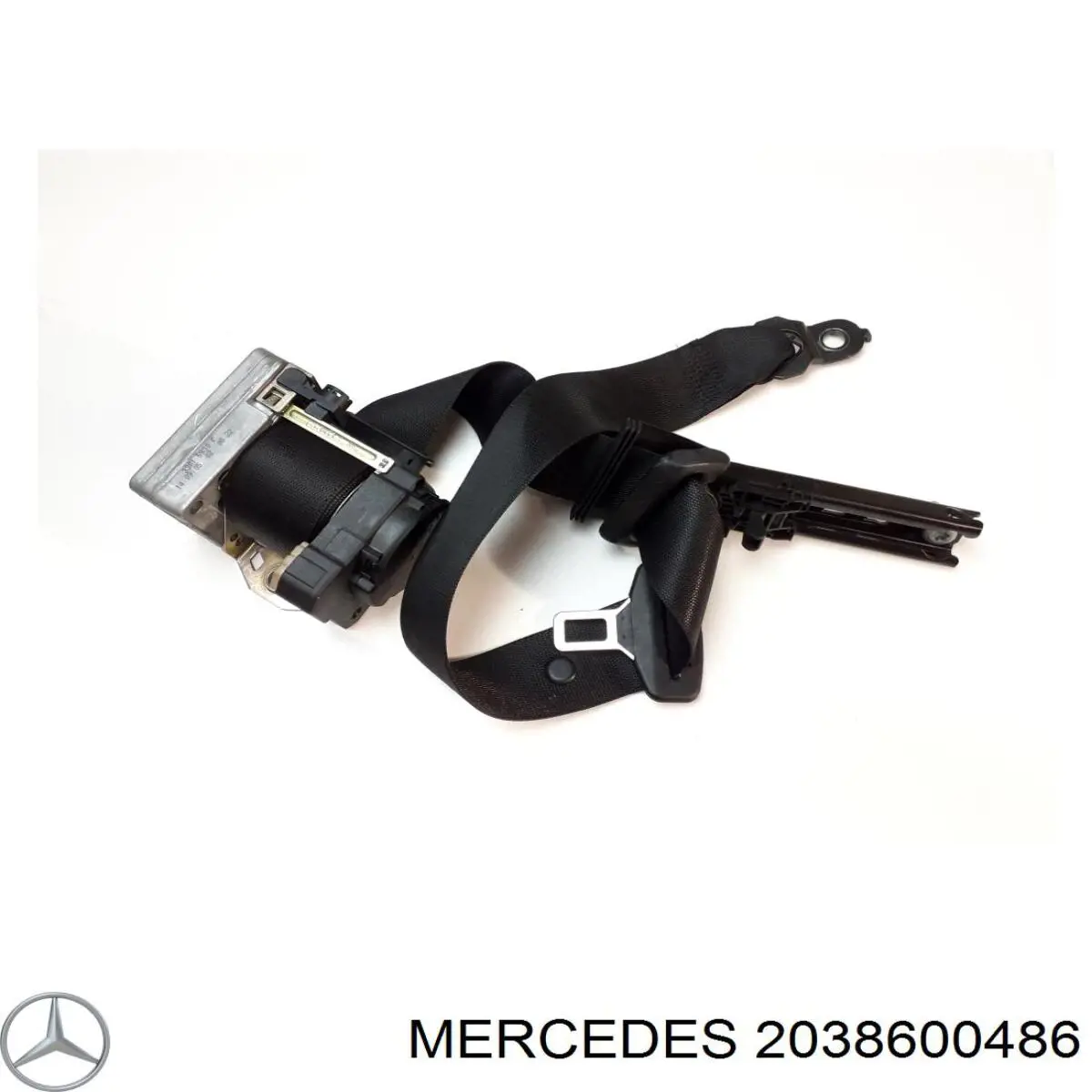 Купить A2038600486 Mercedes Ремень безопасности