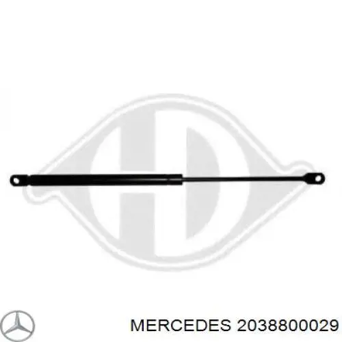 2038800029 Mercedes амортизатор капота правый