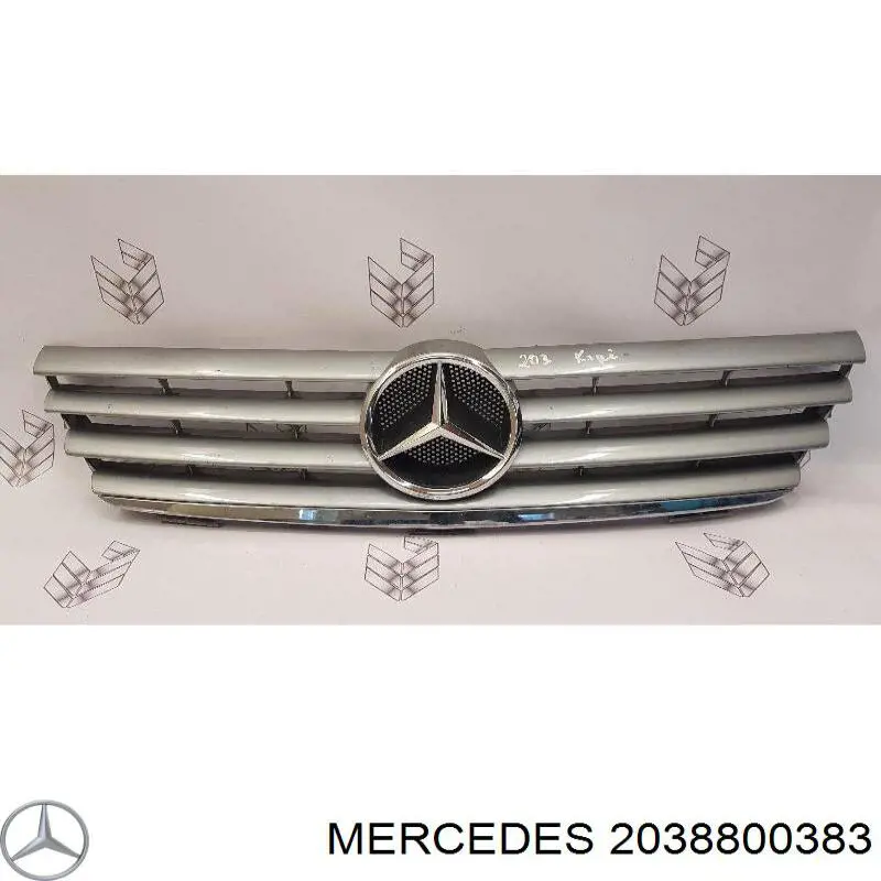 Облицовка радиатора Mercedes C купе (CL203) (2001 - 2007) цена, от 31.67 USD