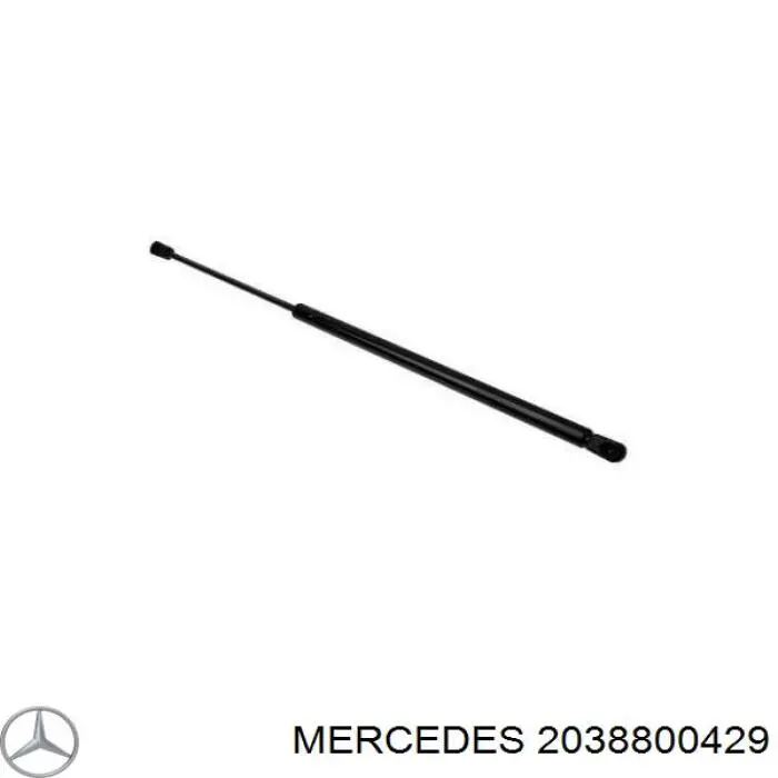 2038800429 Mercedes амортизатор капота левый