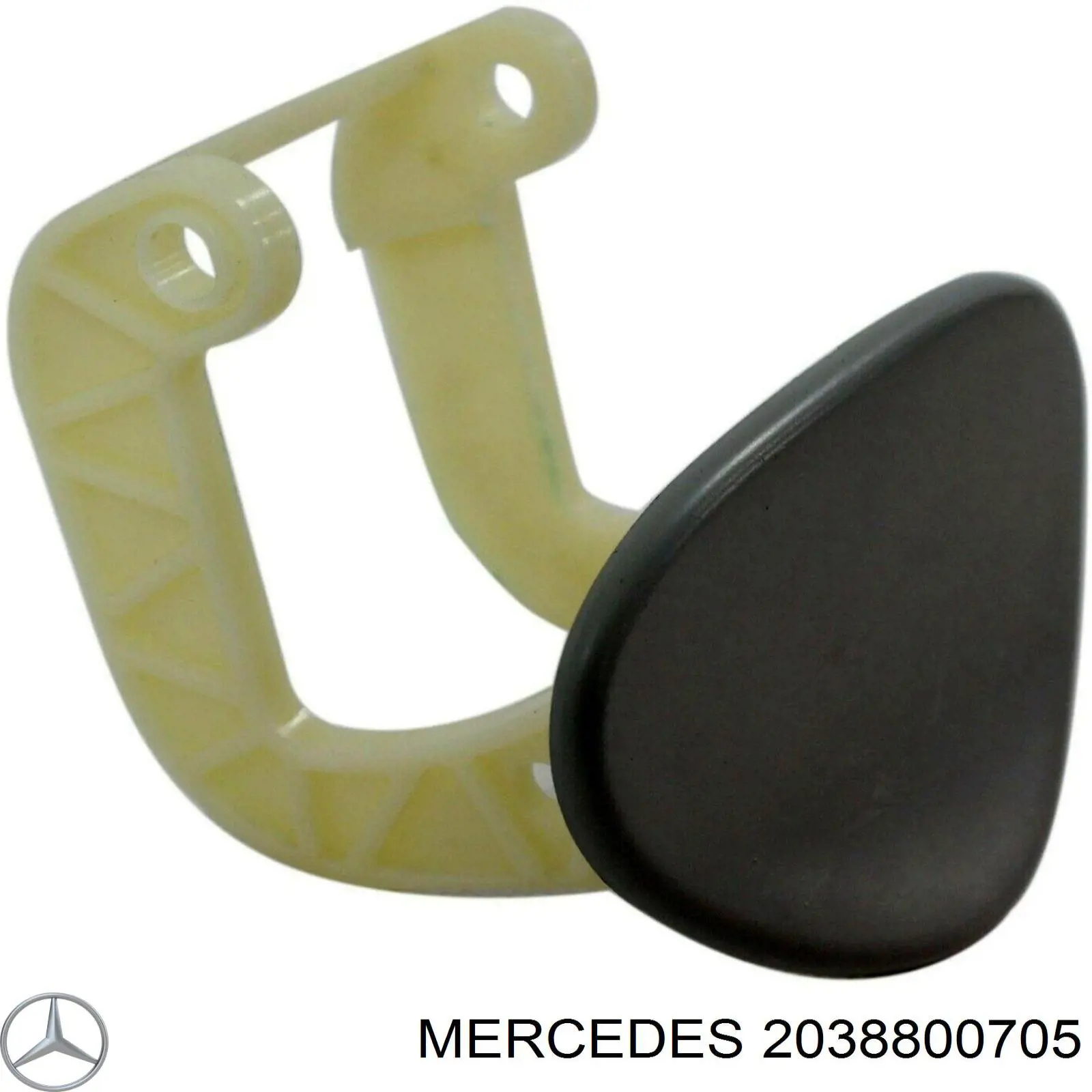 Купить A2038800705 Mercedes Накладка форсунки омывателя фары передней