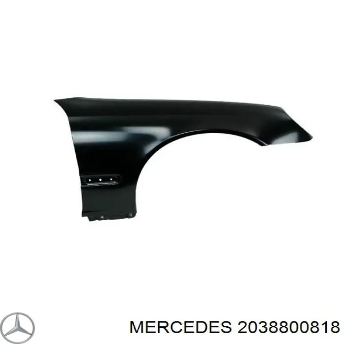 2038800818 Mercedes Переднее правое крыло