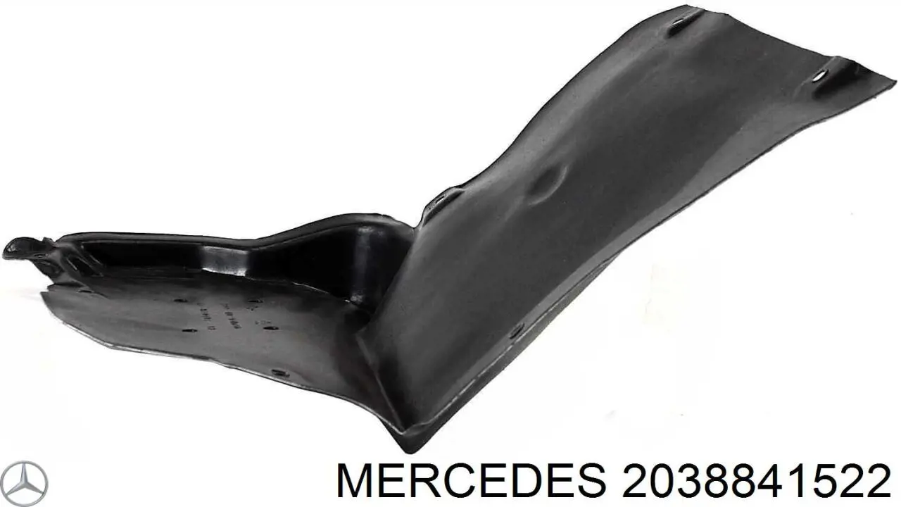 Купить A2038841522 Mercedes Подкрылок крыла переднего левый передний