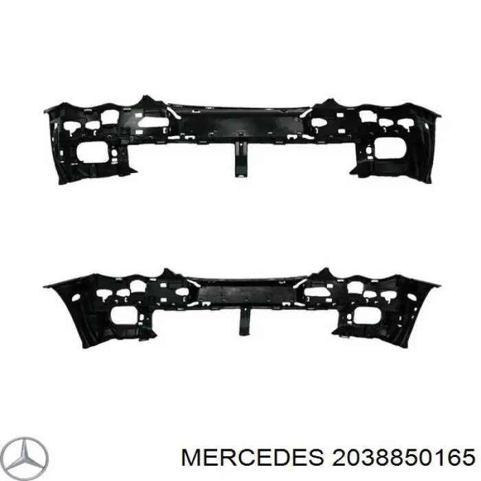 Бампер передний, внутренняя часть Mercedes 2038850165 цена, от 37.49 USD