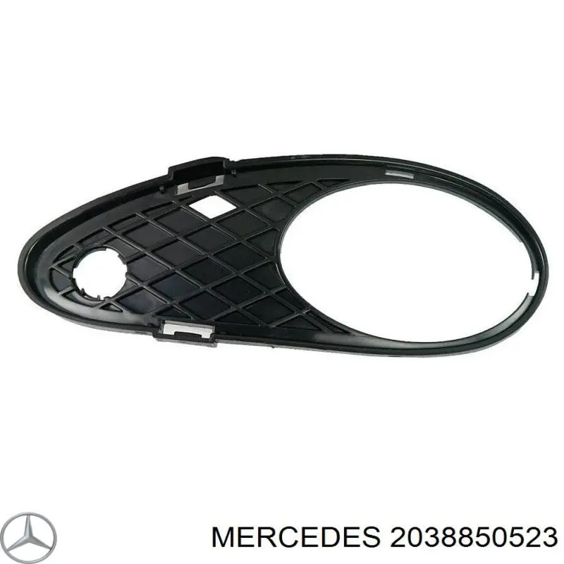 2038850523 Mercedes решетка бампера переднего левая