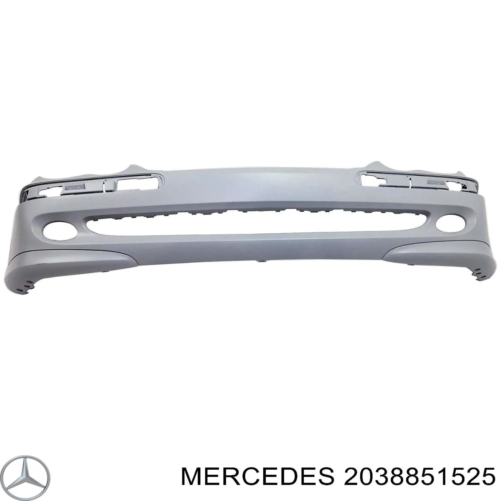 2038851525 Mercedes передний бампер