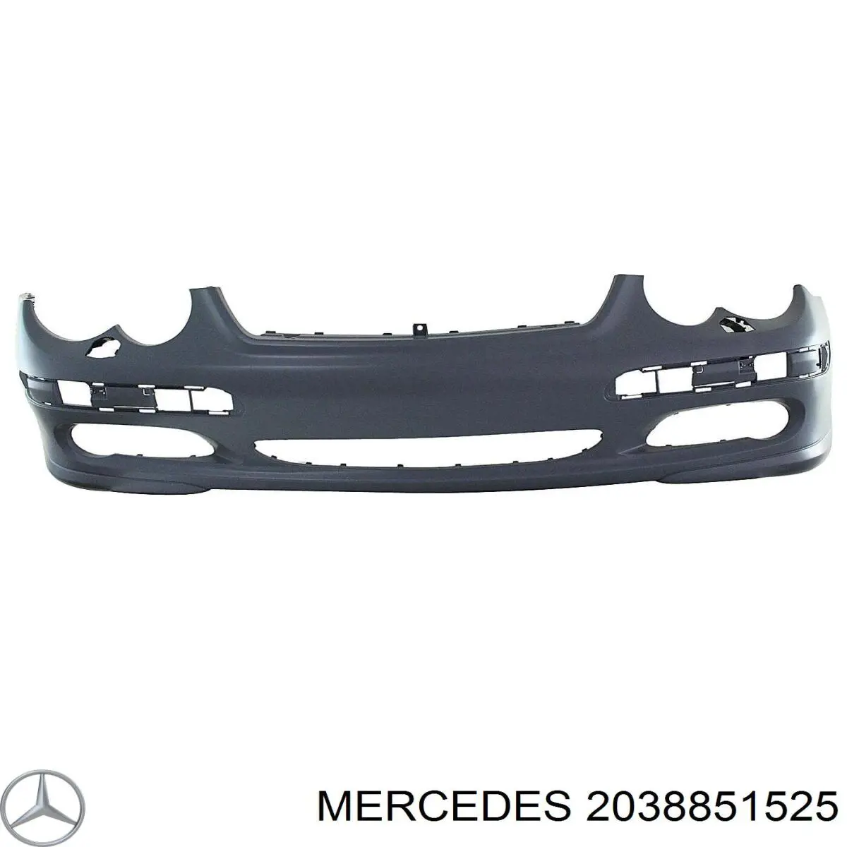 Купить A203885152567 Mercedes Буфер (бампер) передний