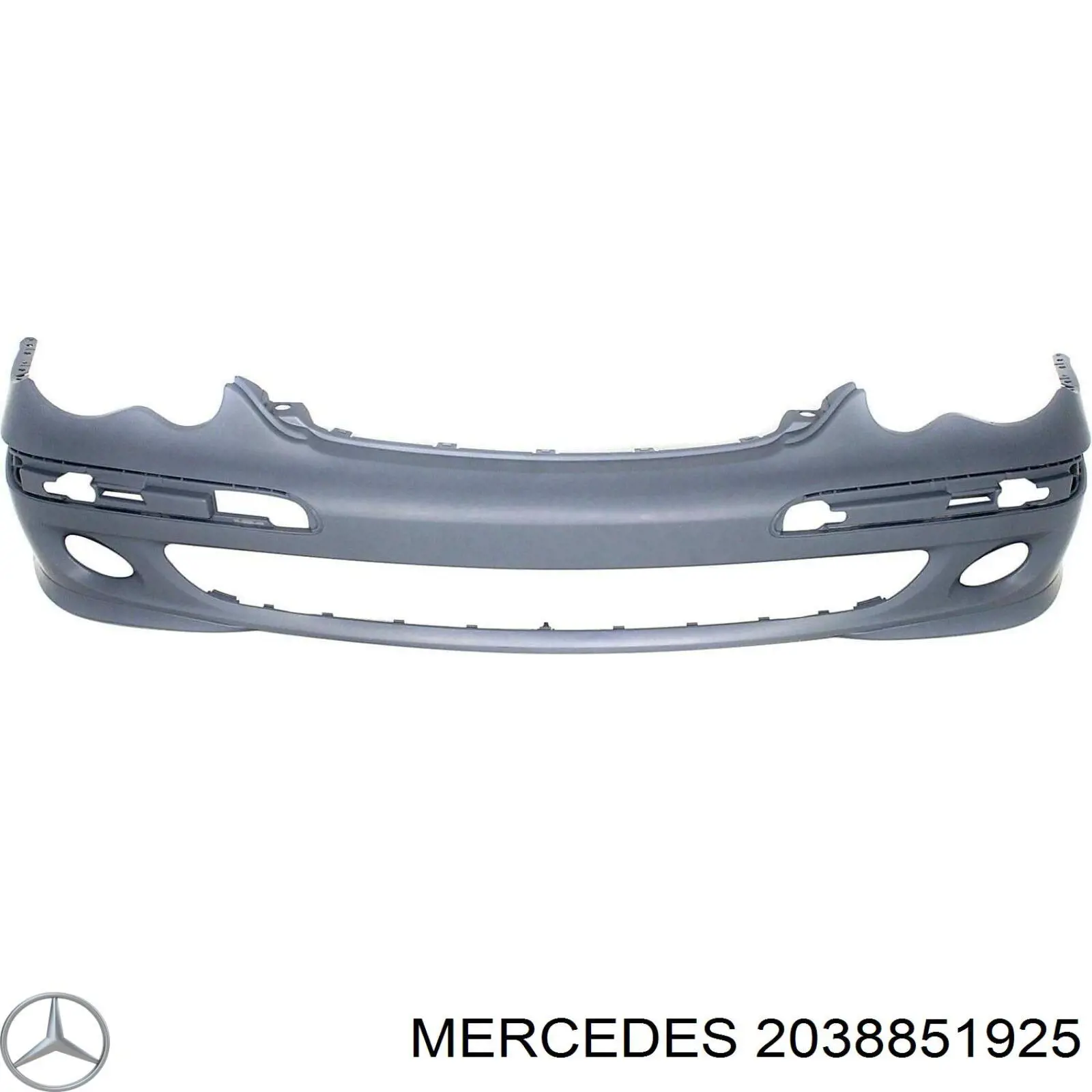 A2038851925 Mercedes Бампер передний в сборе