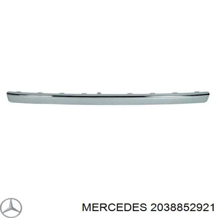 Купить A20388529219189 Mercedes Молдинг бампера заднего центральный