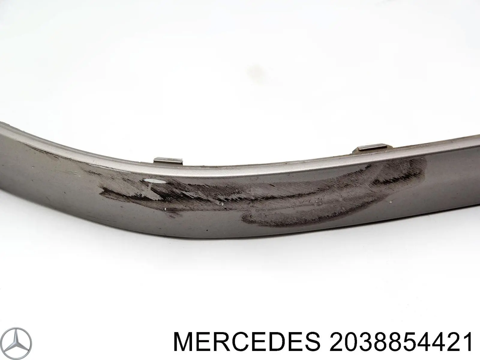 Купить A20388544219999 Mercedes Молдинг бампера переднего правый