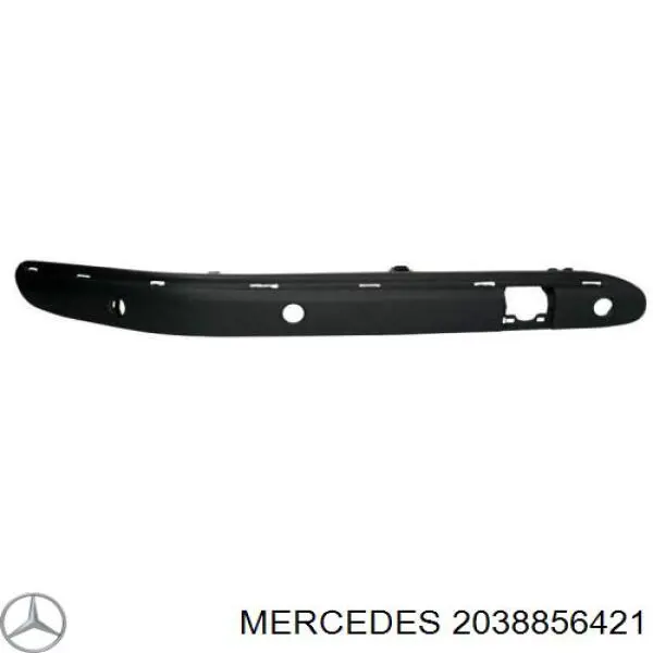 Молдинг переднего бампера, правый Mercedes A20388564219744