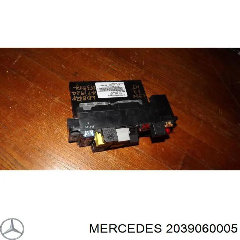 2039060005 MERCEDES Unidad de control de SAM, Módulo de adquisición de señal original y equivalente