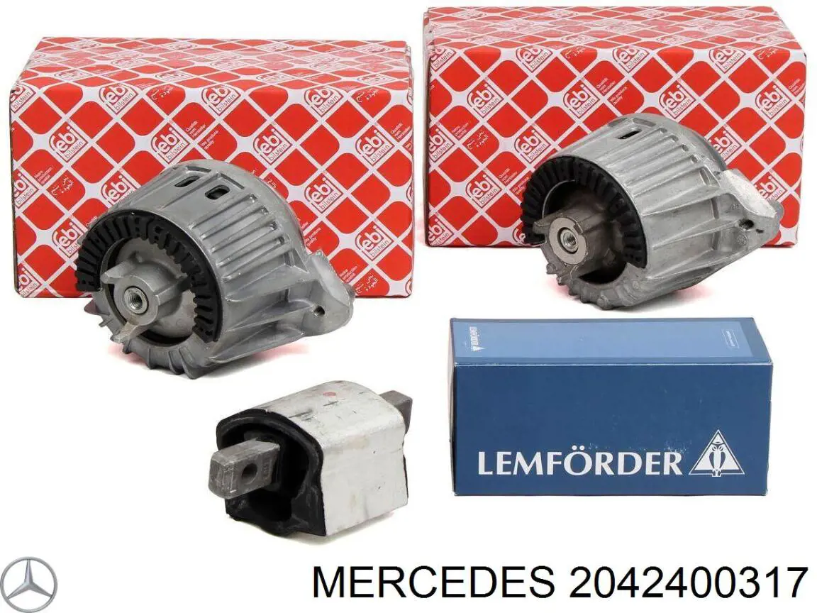 Купить 2042400317 Mercedes Правая опора двигателя