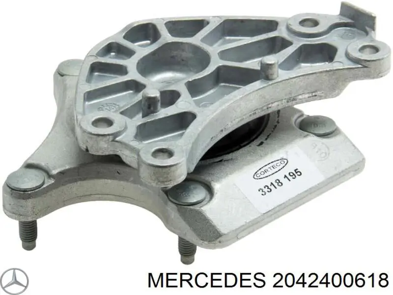 2042400618 Mercedes подушка трансмиссии (опора коробки передач)