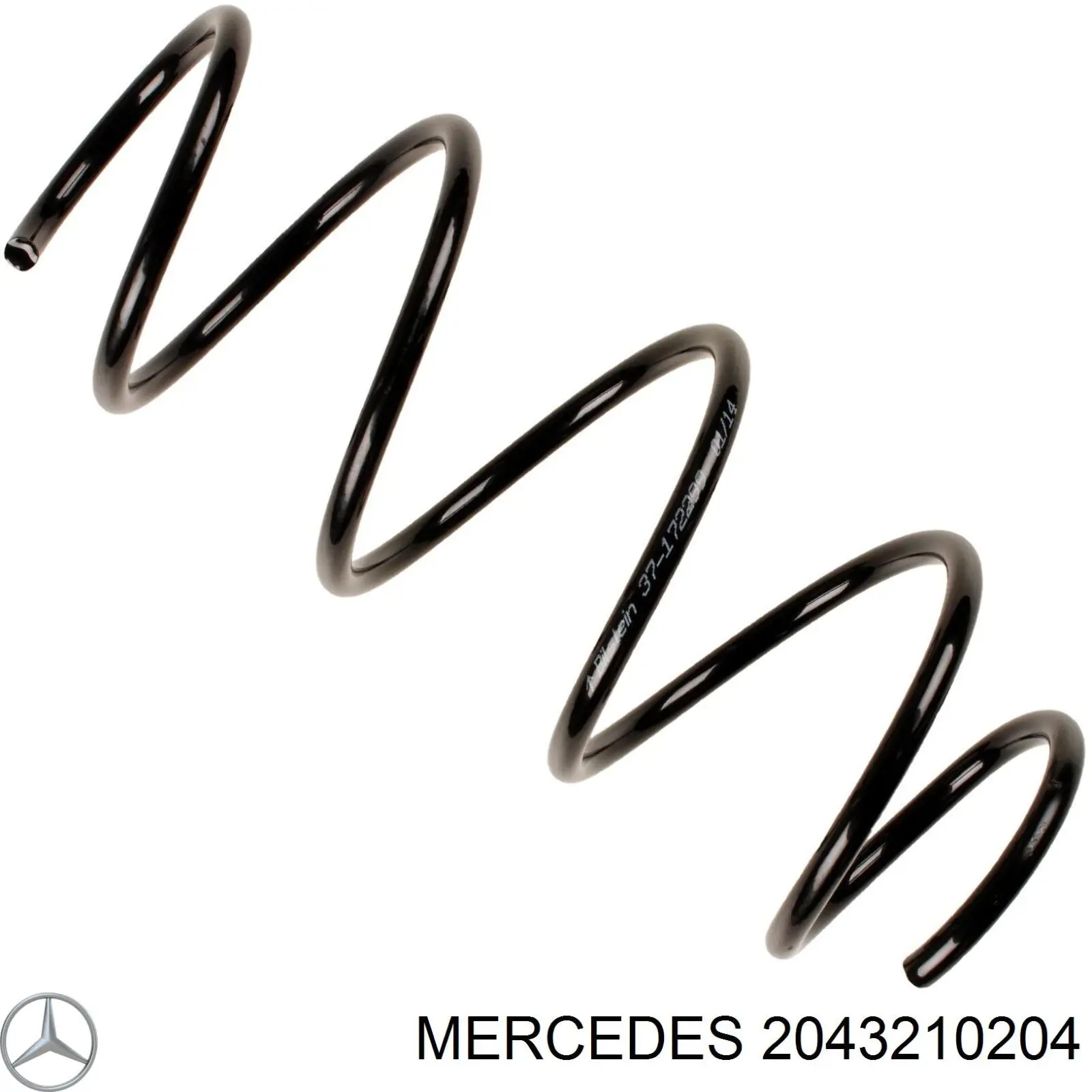 2043210204 Mercedes пружина передняя