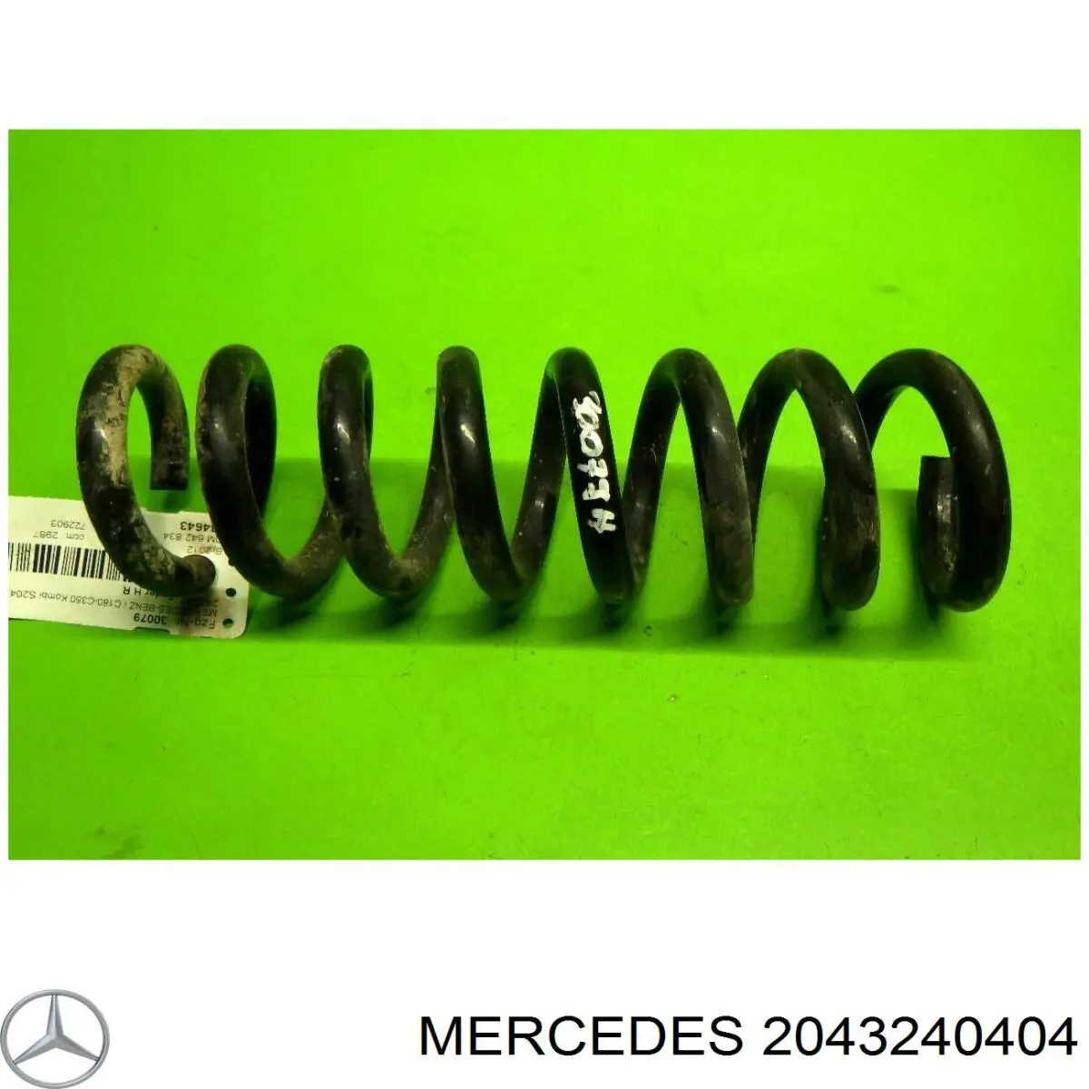 2043240404 Mercedes mola traseira