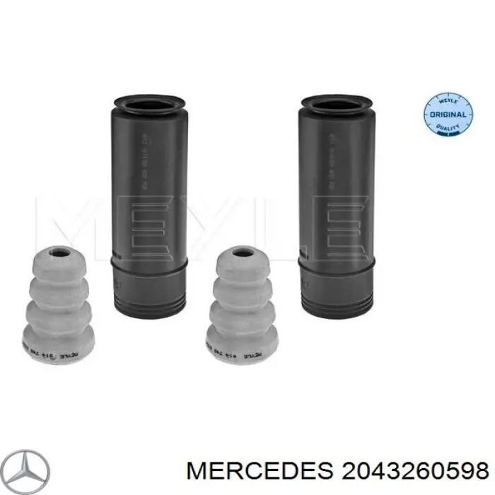2043260598 Mercedes амортизатор задний