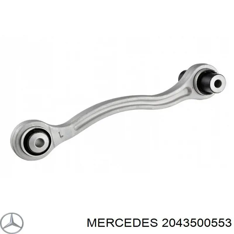 2043500553 Mercedes braço oscilante transversal esquerdo de suspensão traseira