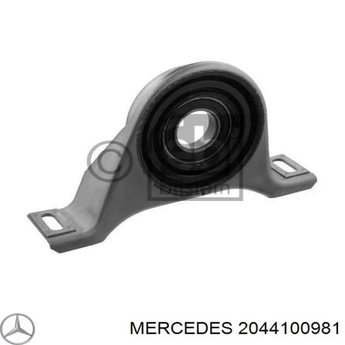 2044100981 Mercedes подвесной подшипник карданного вала задний