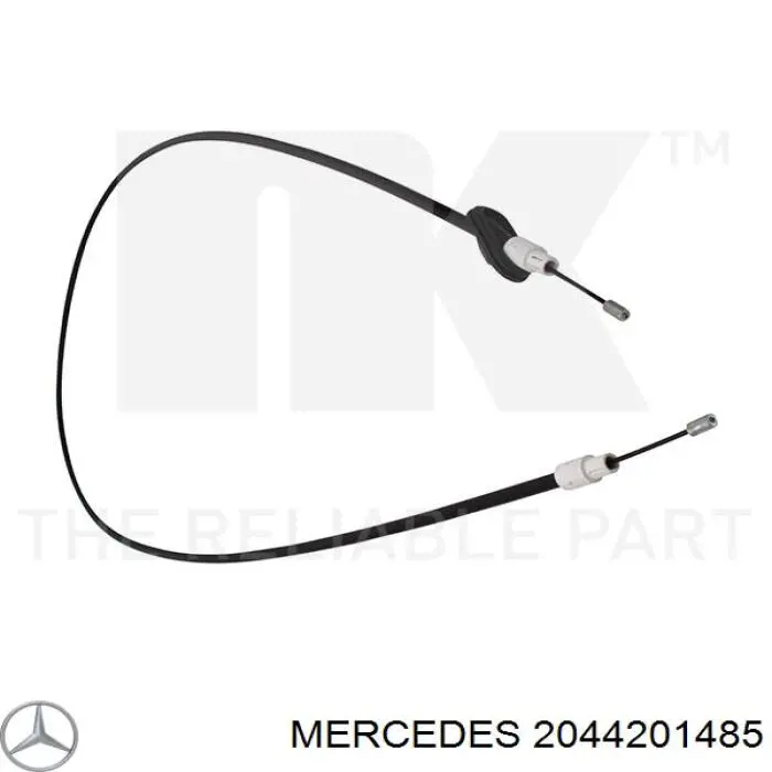 Трос ручного тормоза передний Mercedes 2044201485 цена, от 17.50 USD