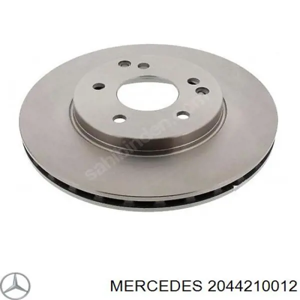 2044210012 Mercedes диск тормозной передний