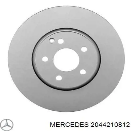 2044210812 Mercedes диск тормозной передний