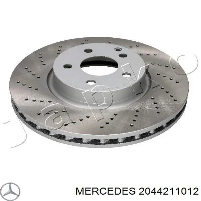 2044211012 Mercedes диск тормозной передний