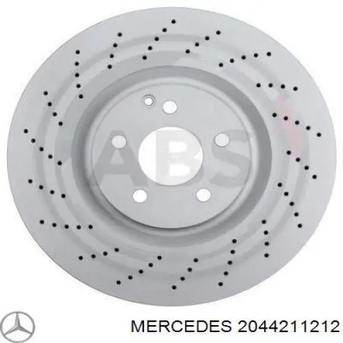 2044211212 Mercedes диск тормозной передний