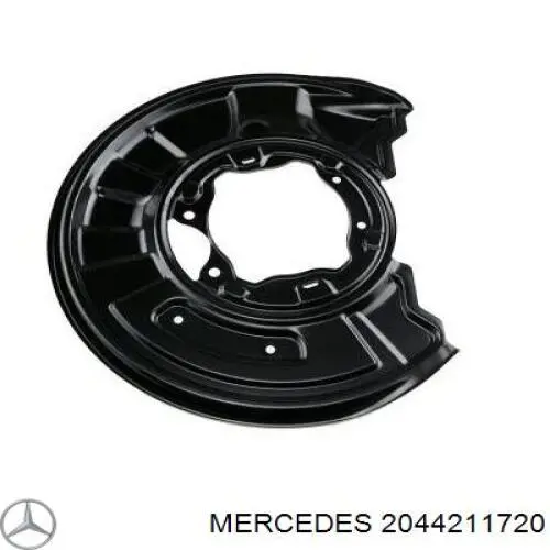 2044211720 Mercedes защита тормозного диска заднего левая
