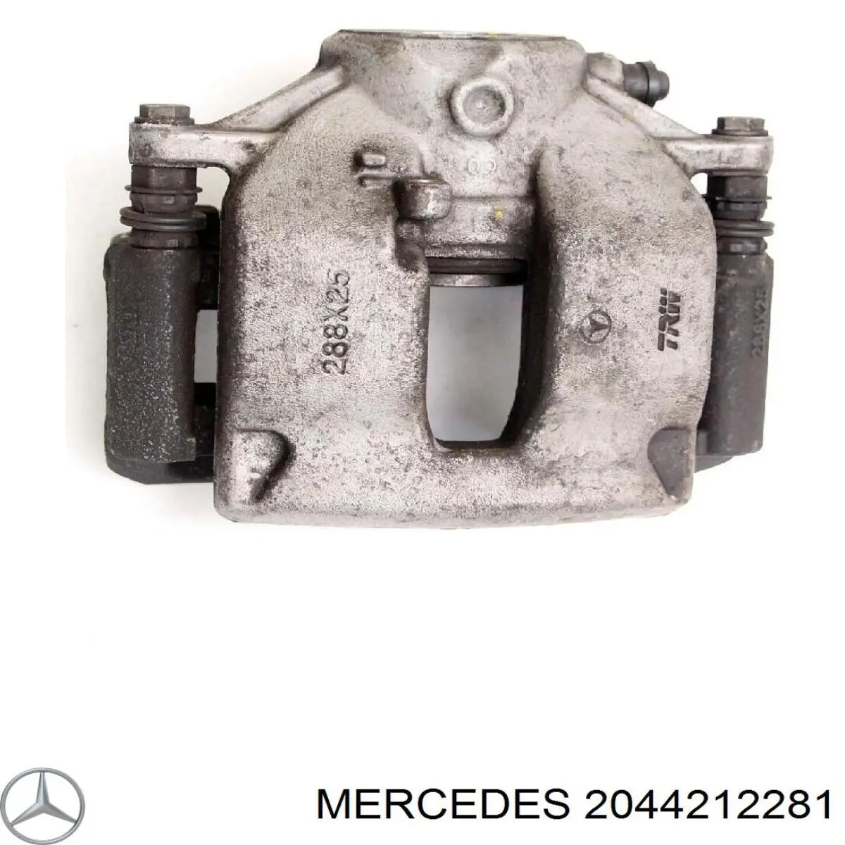 2044212281 Mercedes suporte do freio dianteiro direito