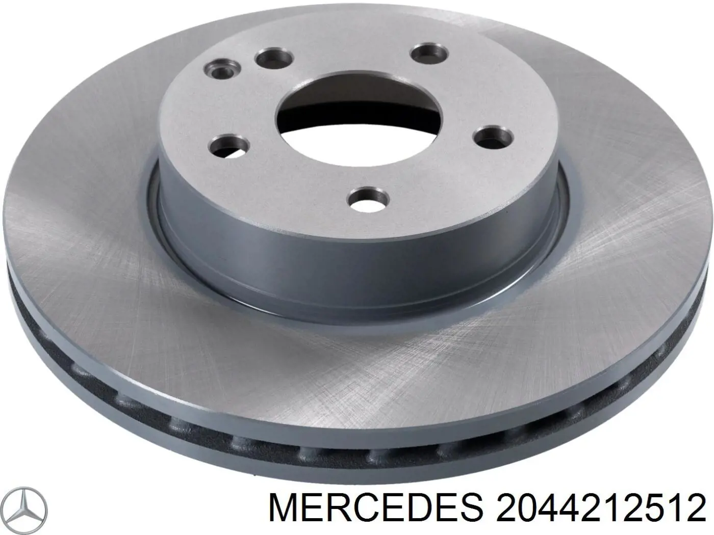 2044212512 Mercedes диск тормозной передний