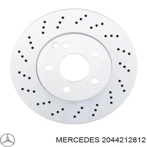 Передний тормозной диск Mercedes 2044212812